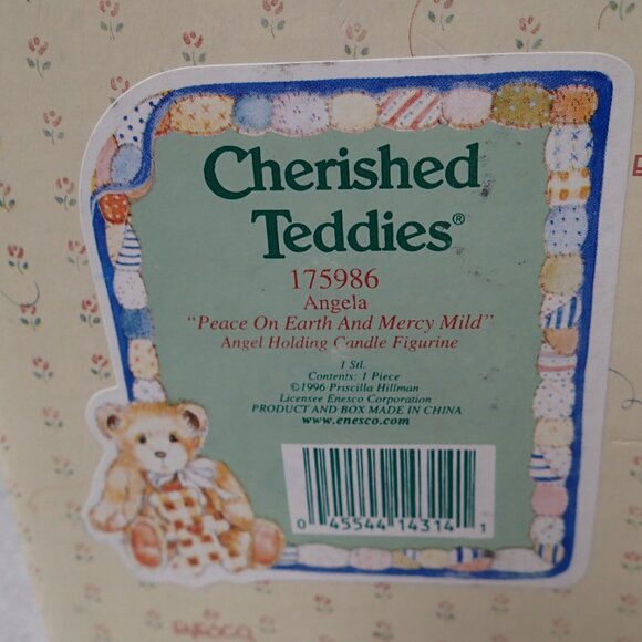 Cherished Teddies Angela "Peace On Earth and Mercy Mild" - Picture 6 of 7